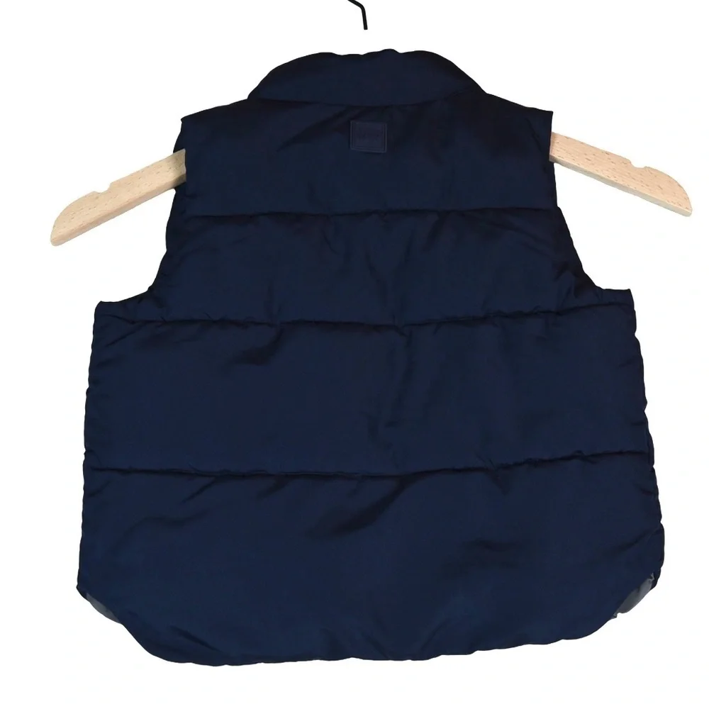 Baby Gap 2T Toddler Navy Puffer Vest Warmest Indigo Quilted Outerwear